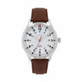 JOOP! Automatikuhr 2039579 – Herren, dunkles Kalbsleder