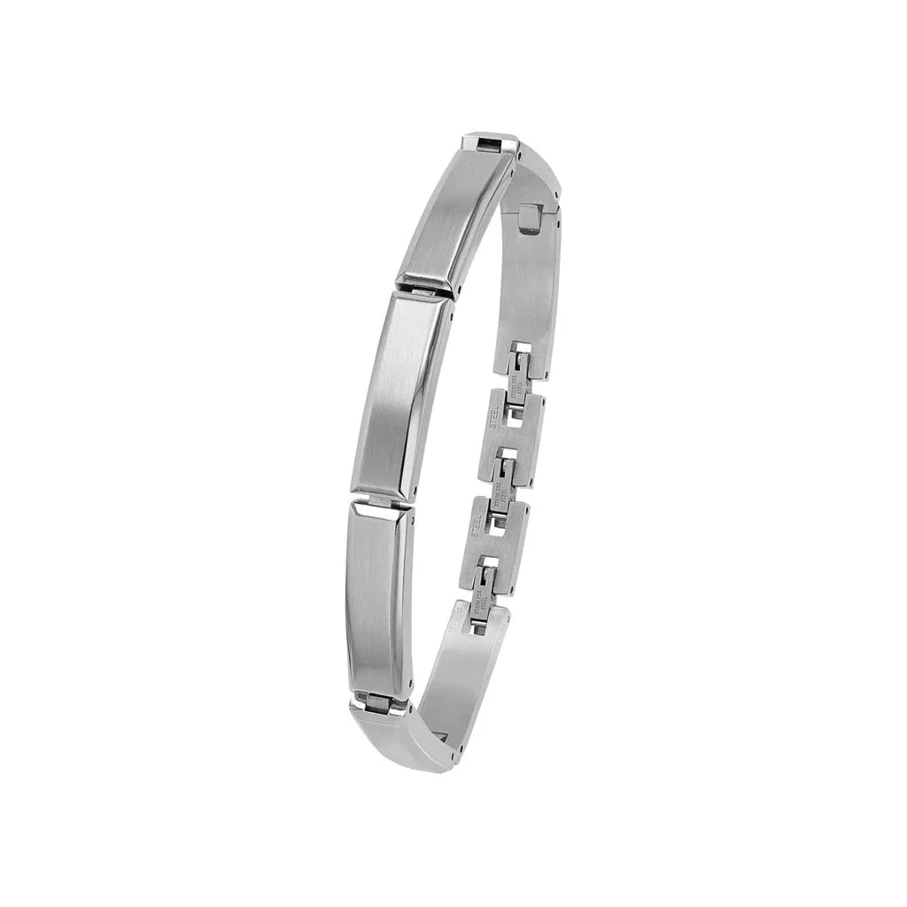 s.Oliver Gliederarmband silber – quadratische Segmente