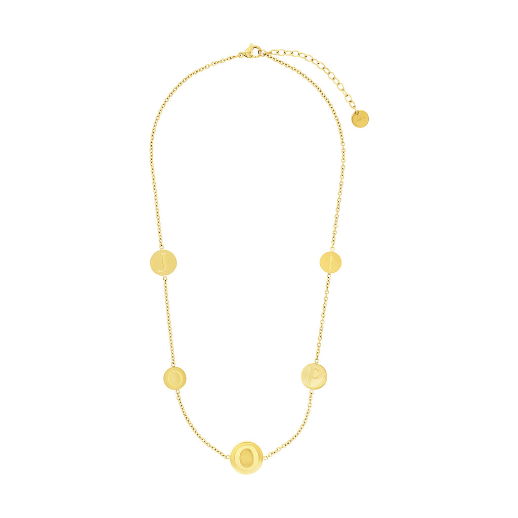 JOOP! Halskette gold – Buchstaben J-O-O-P!