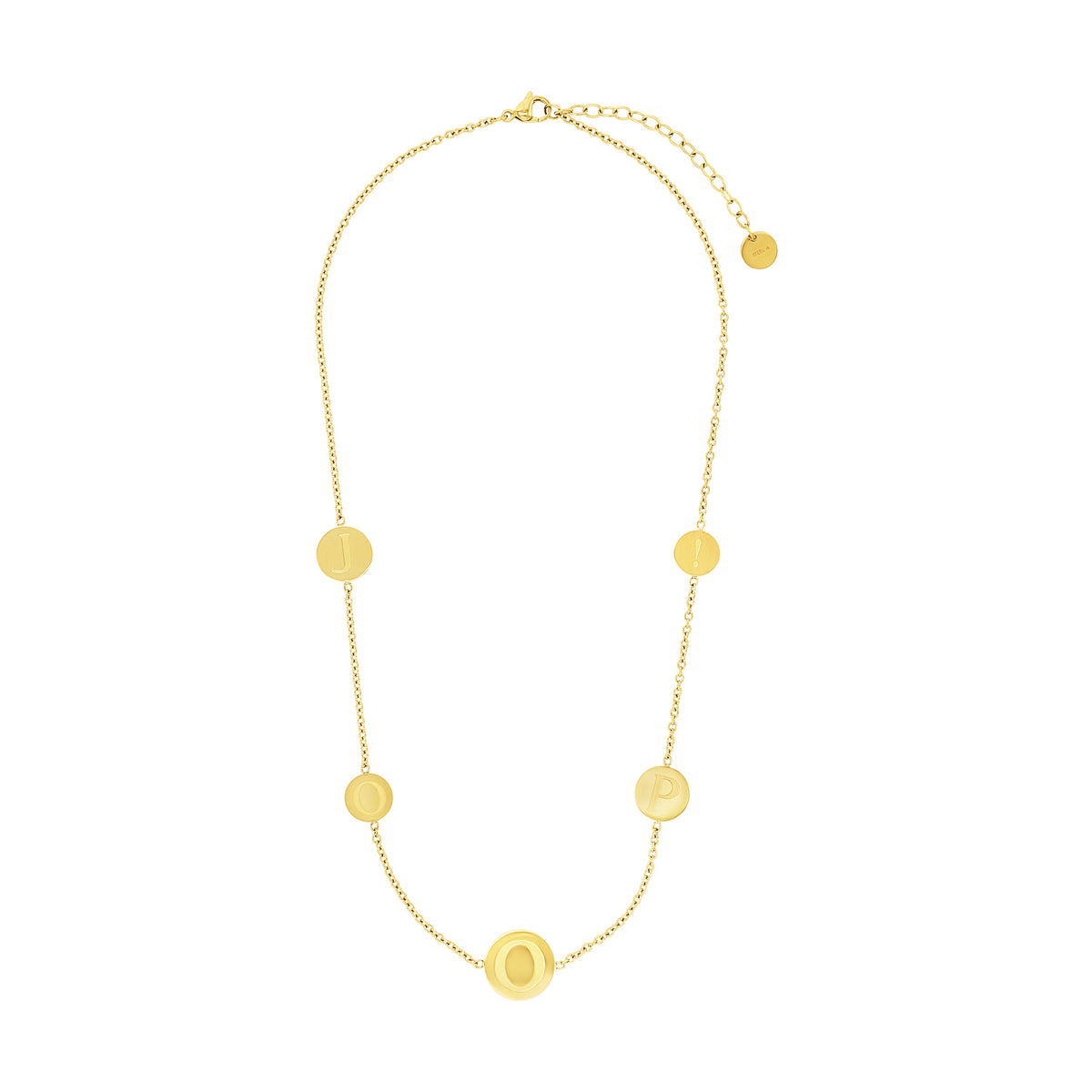 JOOP! Halskette gold – Buchstaben J-O-O-P!