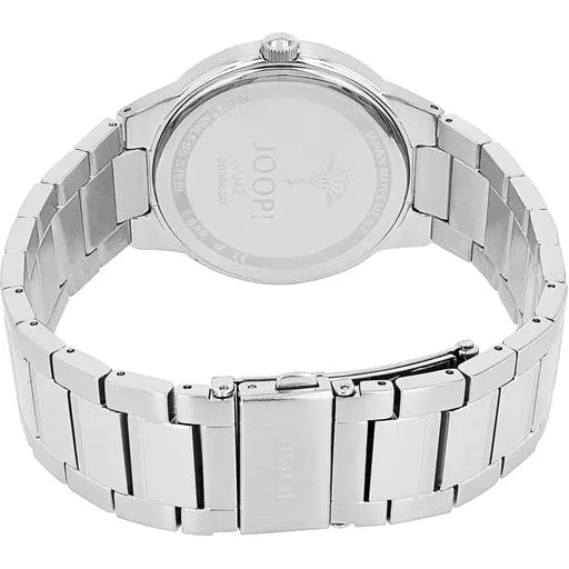 JOOP! Herrenuhr 2038620 – römische Ziffern, Stahlband