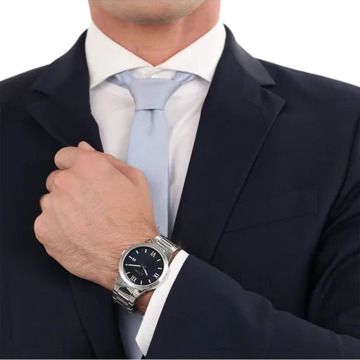 JOOP! Herrenuhr 2038620 – römische Ziffern, Stahlband