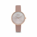 s.Oliver Damenuhr 2039508 – roségold, altrosa Leder