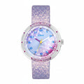 s.Oliver Kinderuhr 2037718 – flieder mit Glitzerband