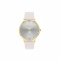 s.Oliver Damenuhr 2040105 – gold mit hellem Leder