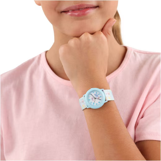 Prinzessin Lillifee Kinderuhr 2037732 – Schmetterling blau
