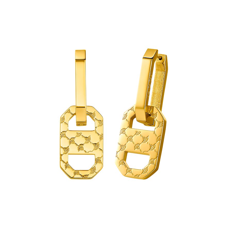 JOOP! Creolen gold eckig – mit hängendem Glied