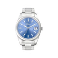 s.Oliver Herrenuhr 2037714 – silber, blaues Zifferblatt