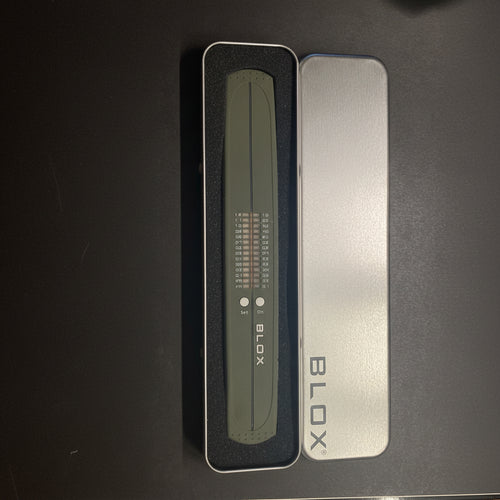 BLOX LED-Armbanduhr schwarz – Silikonband, LED-Matrix