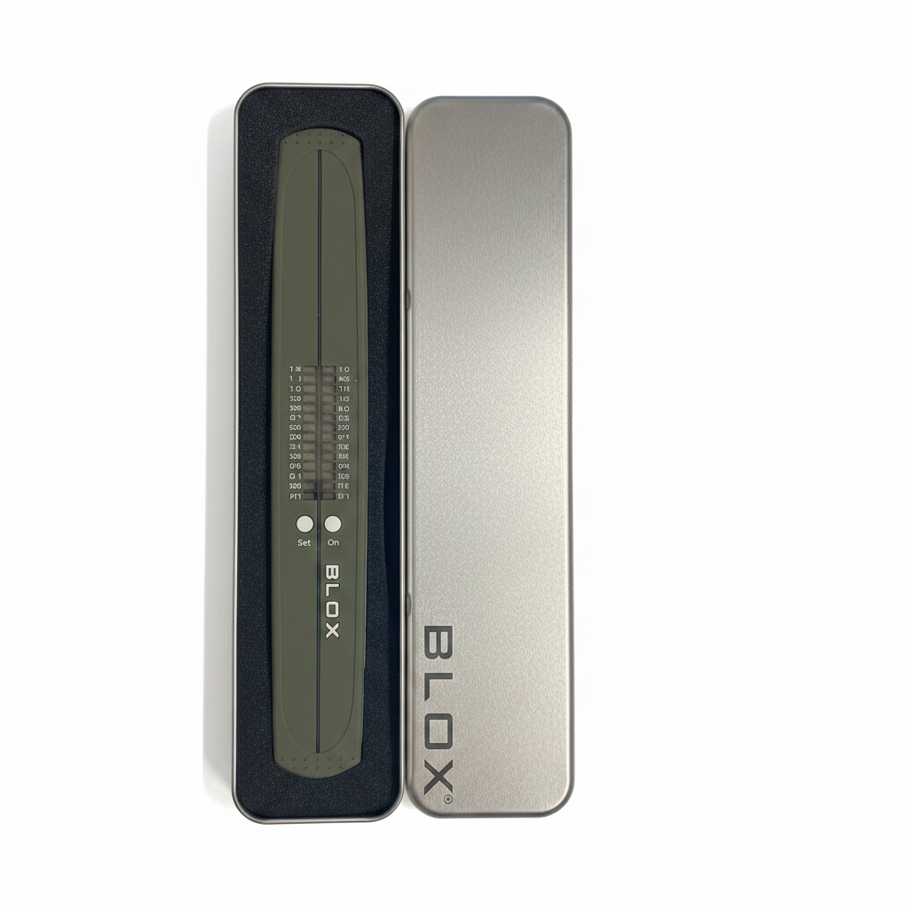 BLOX LED-Armbanduhr schwarz – Silikonband, LED-Matrix