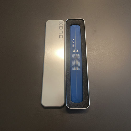 BLOX LED-Armbanduhr blau – Digitaluhr mit Metalldose