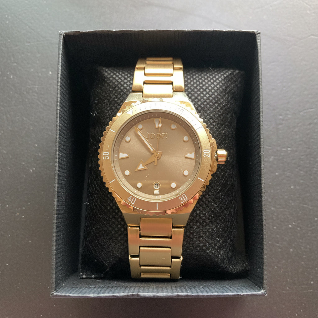 JOOP! Uhr 2037685 – Gold mit Seiko-Quarzwerk