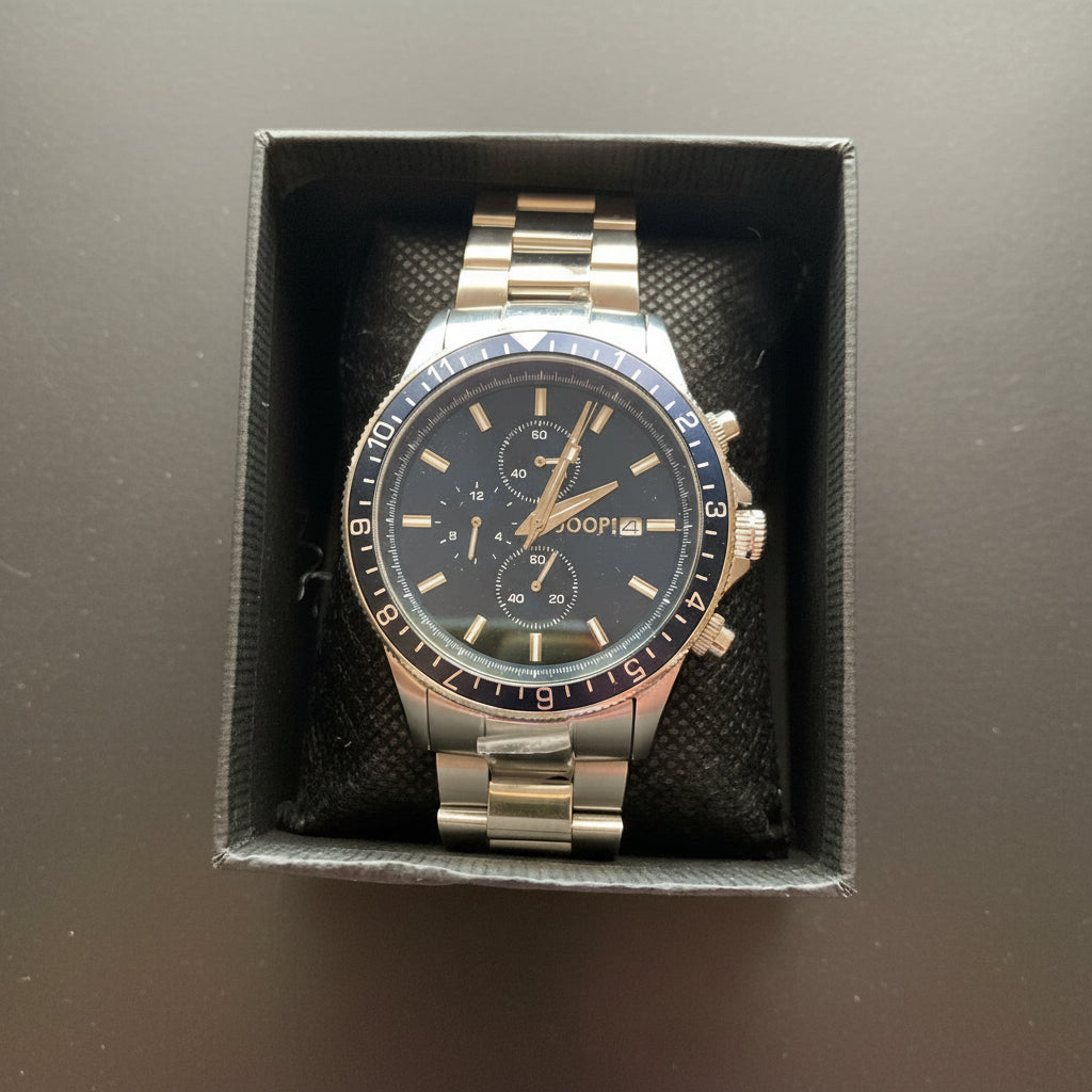 JOOP! Chronograph 2037702 – Bicolor mit blauem Zifferblatt