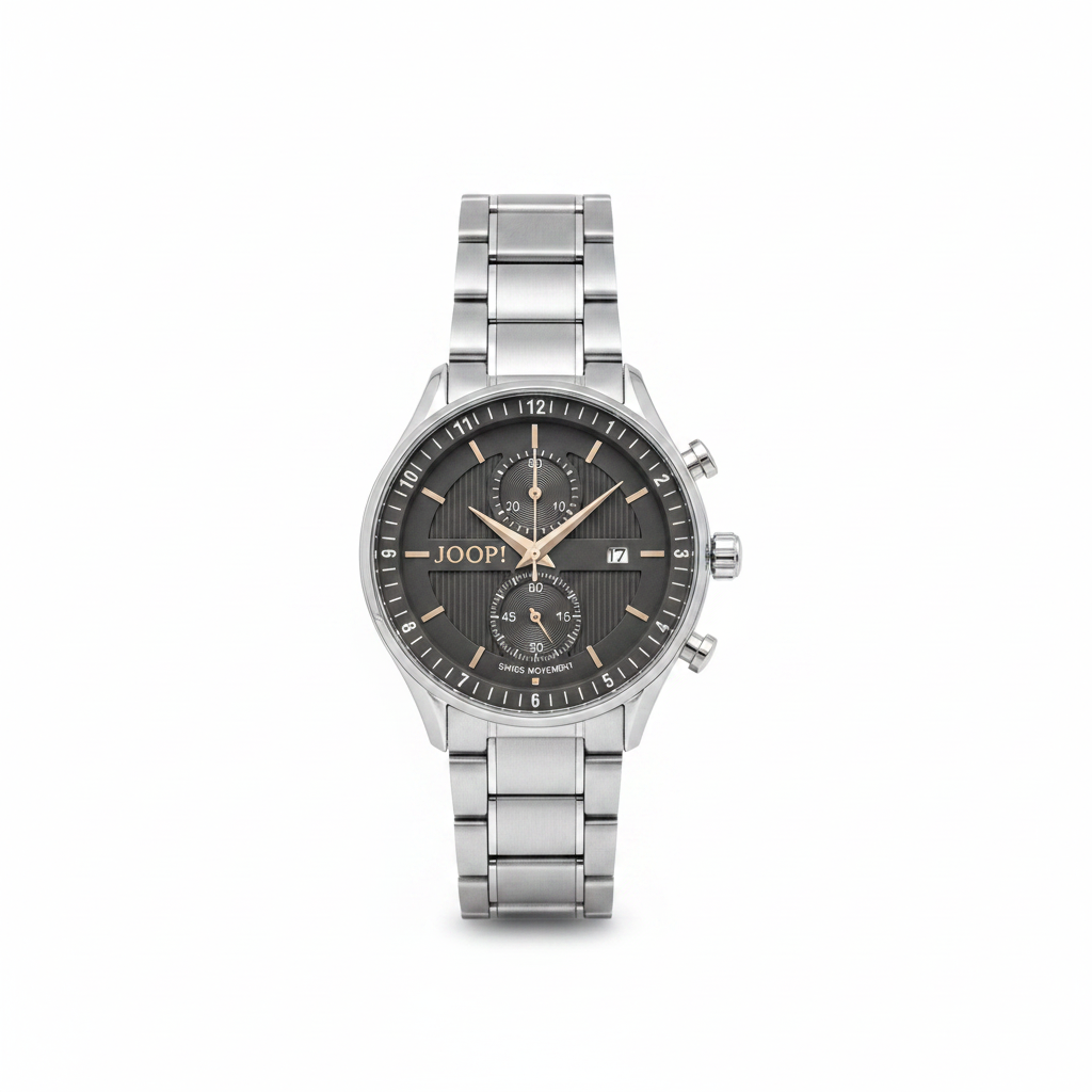 JOOP! Herren-Chronograph – bicolor mit Champagner-Zifferblatt