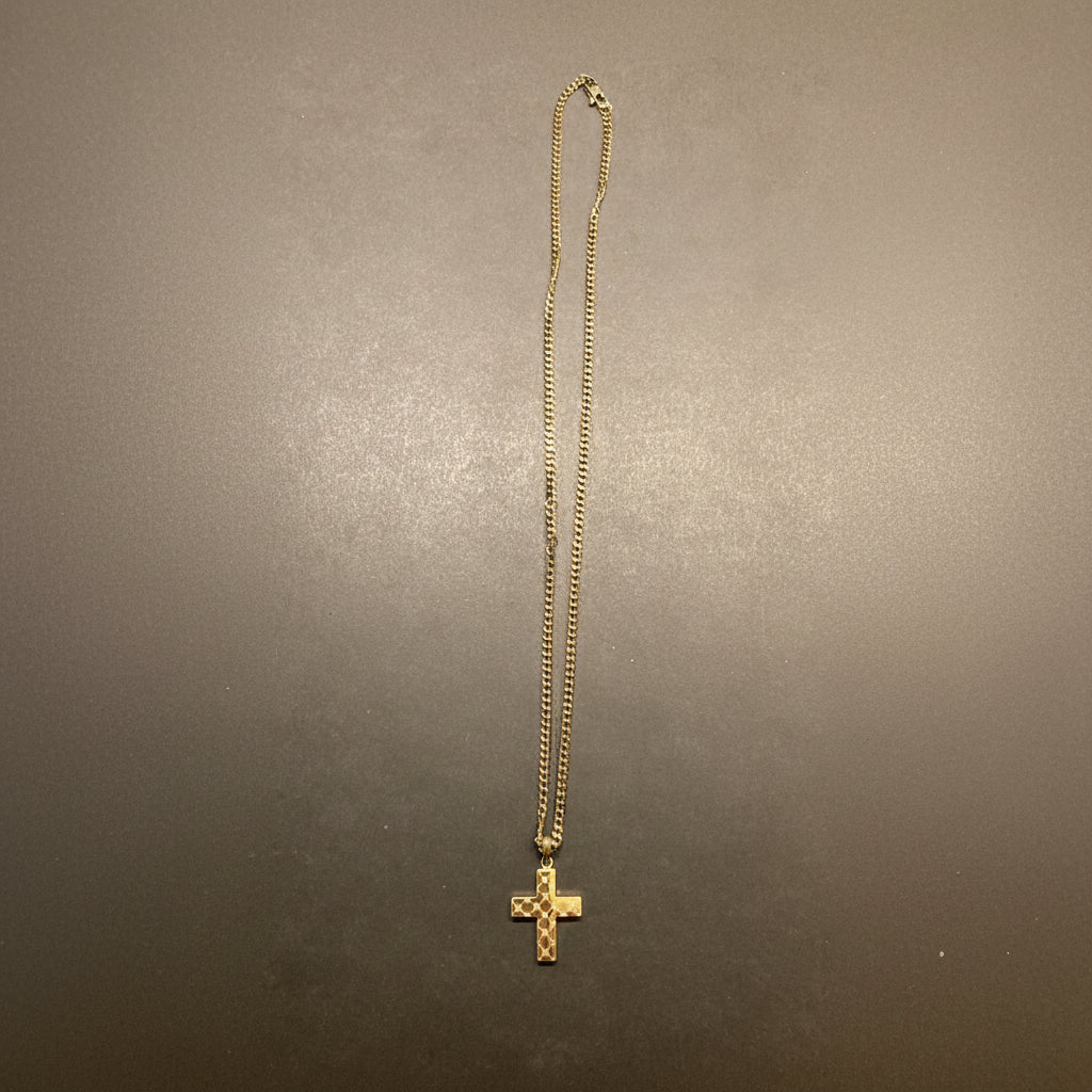 JOOP! Halskette gold – Panzerkette mit Kreuz