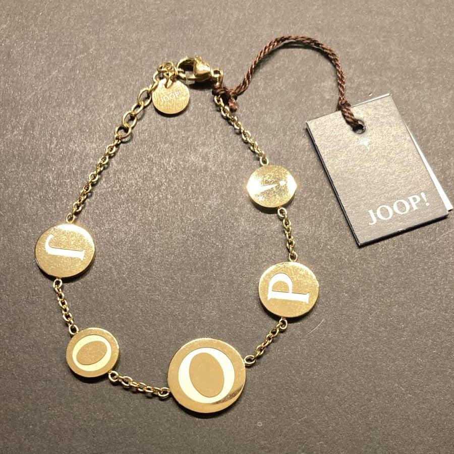 JOOP! Damen-Armband gold – Buchstaben J-O-O-P