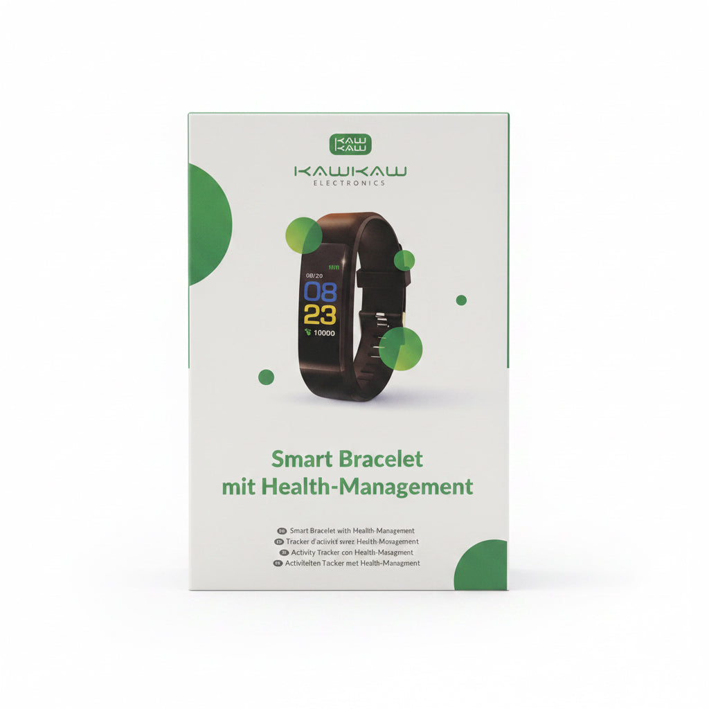 KawKaw Smart Bracelet – Fitness-Tracker, originalverpackt