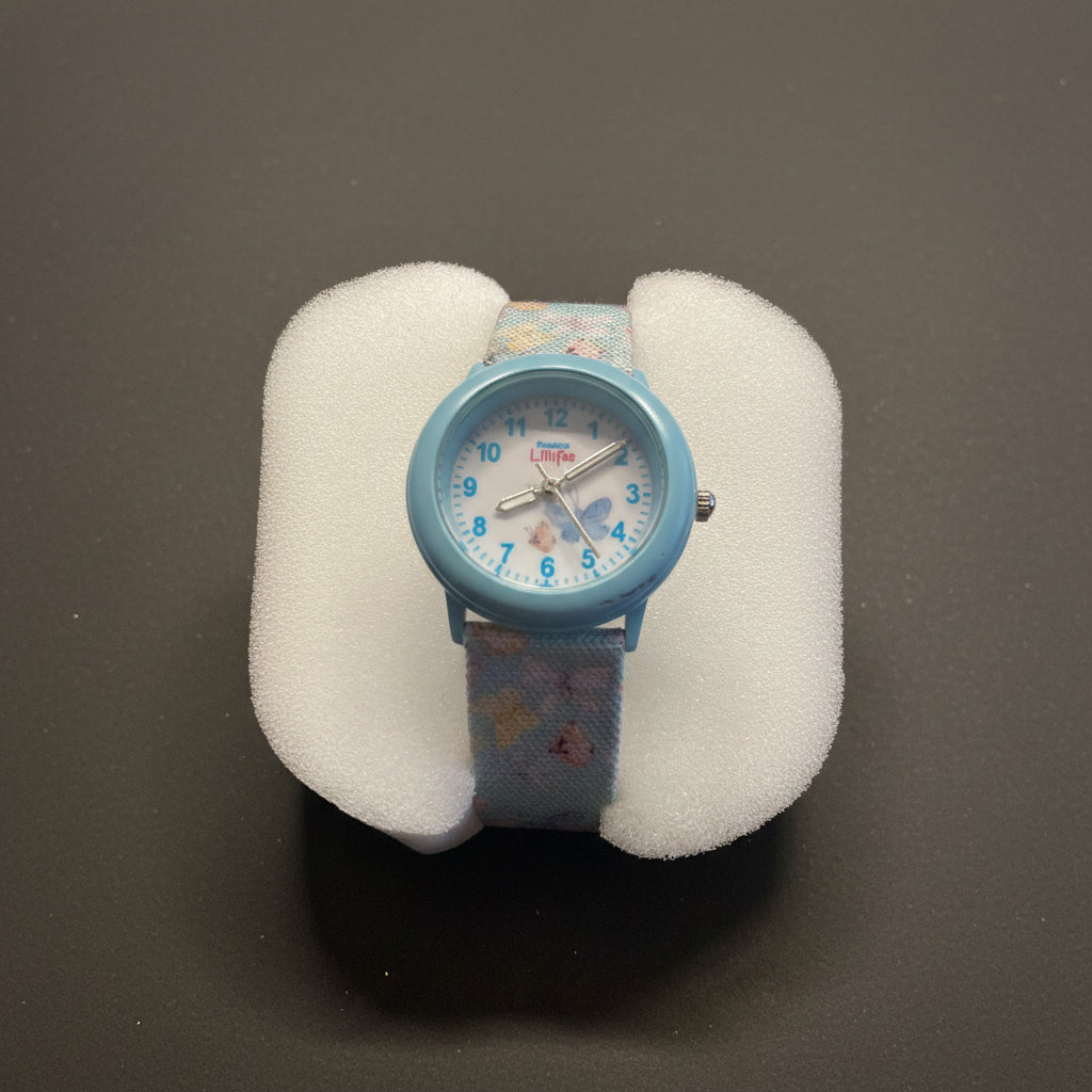 Prinzessin Lillifee Kinderuhr 2037732 – Schmetterling blau