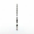 Noelani Herrenarmband bicolor – silber/schwarz, Gliederoptik