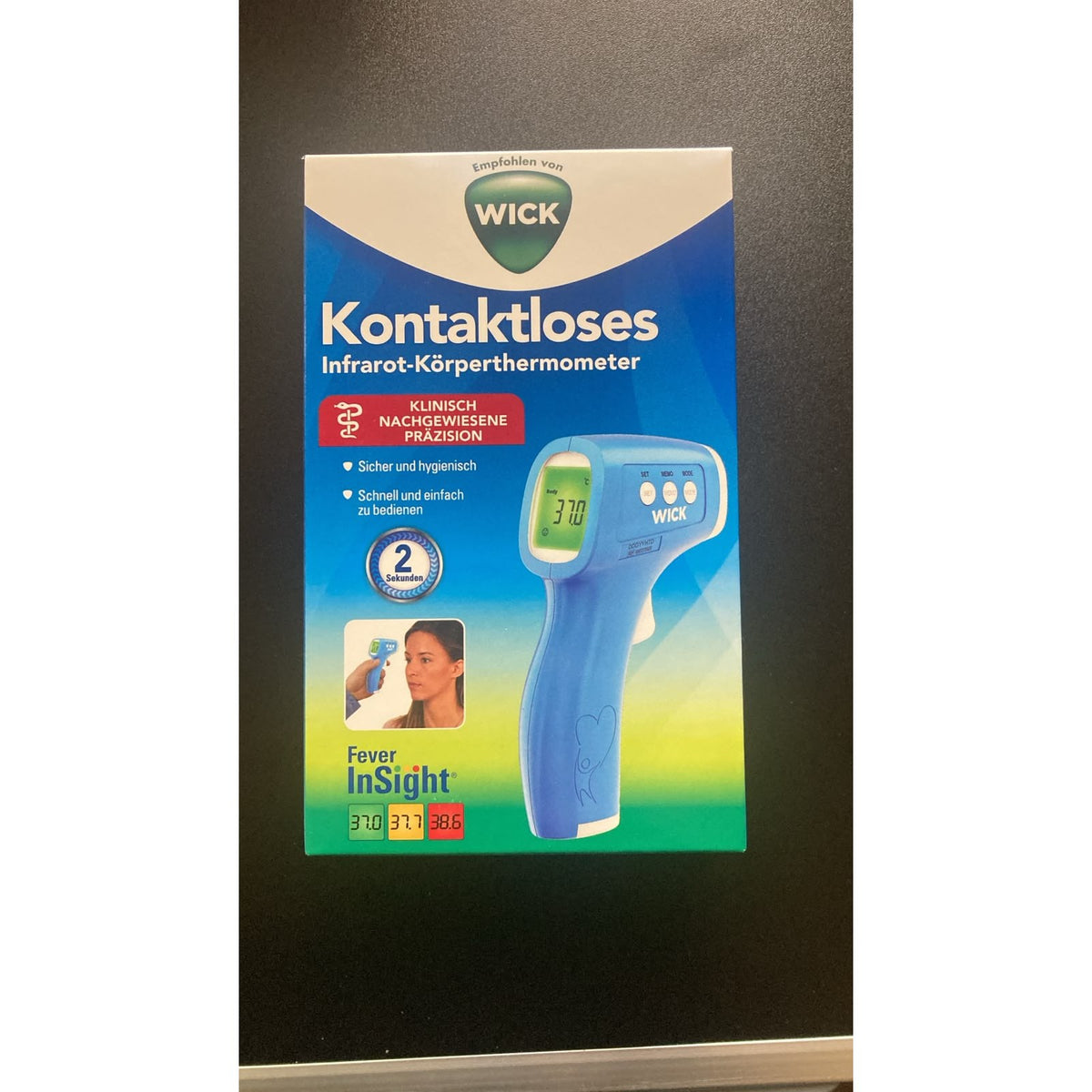 WICK Kontaktloses Infrarot-Körperthermometer