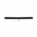 Trendz Choker mit Perlenanhänger – schwarz