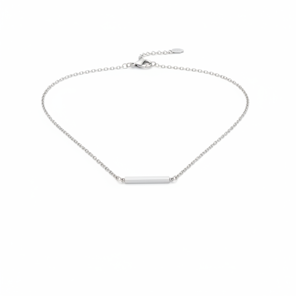 My Jewellery Halskette Silber – schmaler Zirkonia-Stab