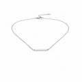 My Jewellery Halskette Silber – schmaler Zirkonia-Stab