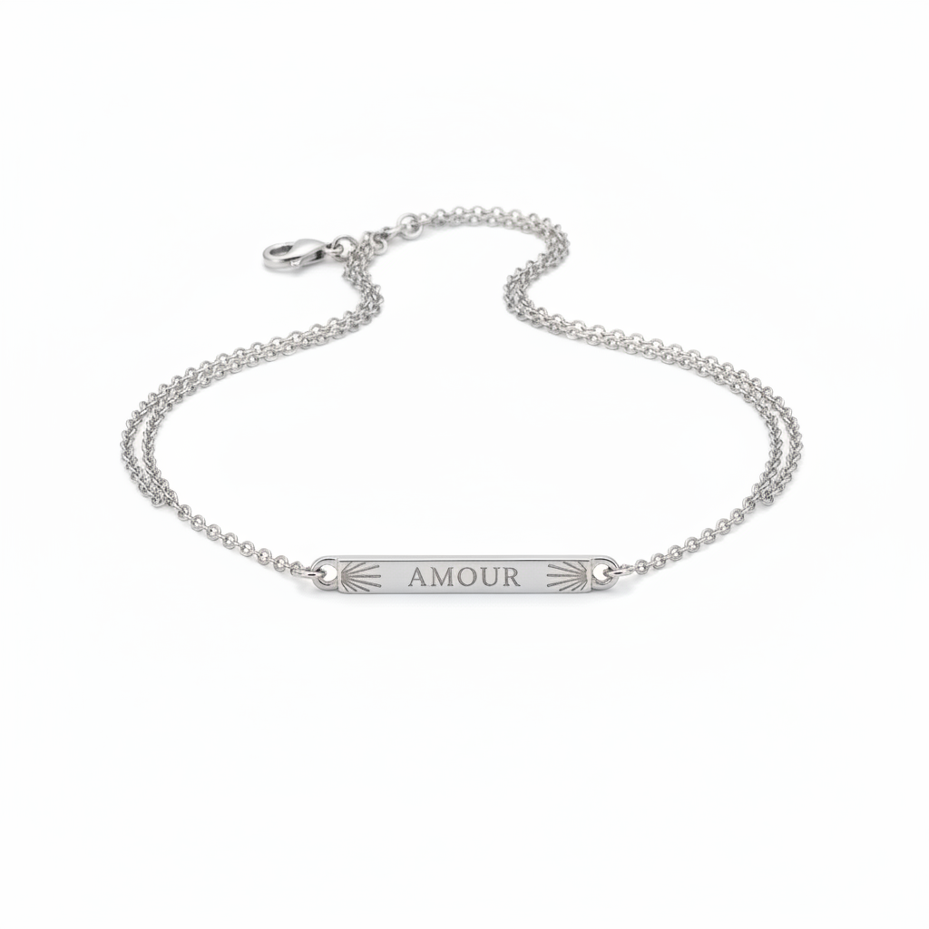 My Jewellery Halskette Silber – Zirkonia-Balken