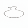 My Jewellery Halskette Silber – Zirkonia-Balken