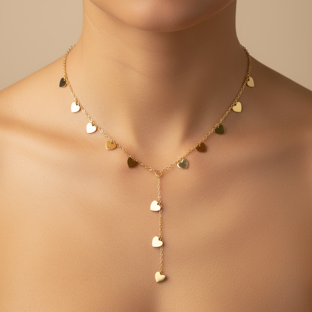 My Jewellery Y-Kette Silber – Herz-Charms