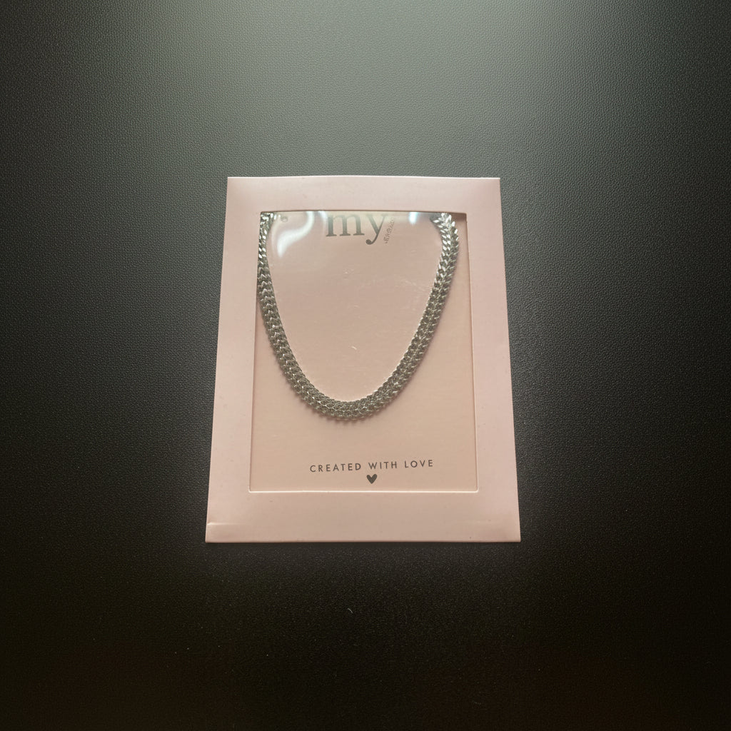 My Jewellery Halskette Silber – kurze Panzerkette