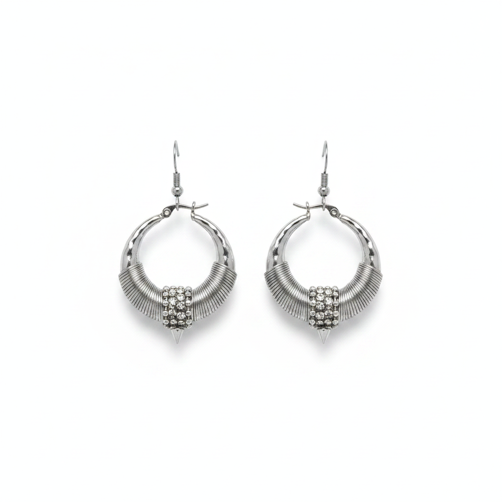 My Jewellery Creolen Silber – gedreht mit Zirkonia