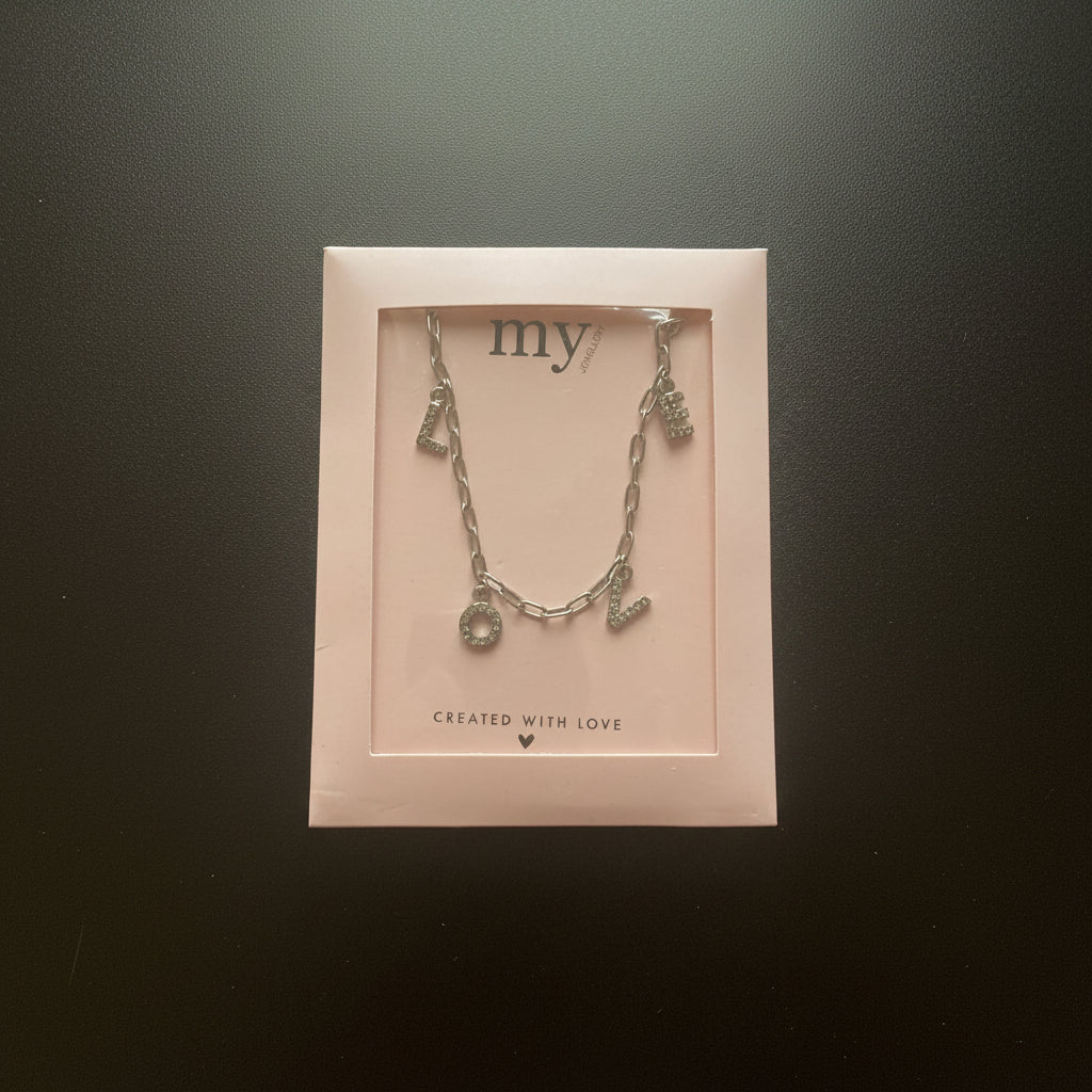 My Jewellery Charm-Kette Silber mit mehreren Anhängern