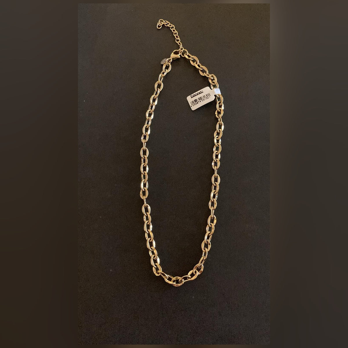 Halskette gold Ankerkette aus Edelstahl