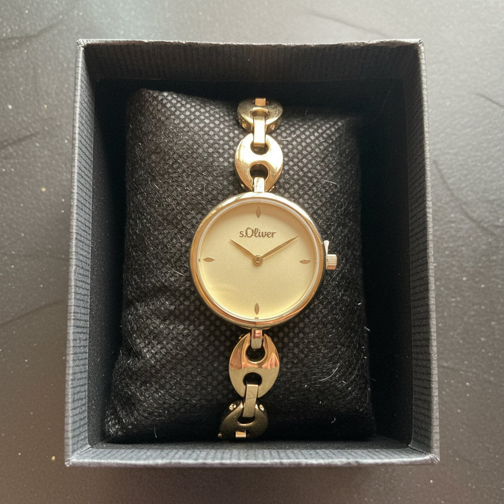 s.Oliver Damenuhr 2038587 – gold, 26 mm