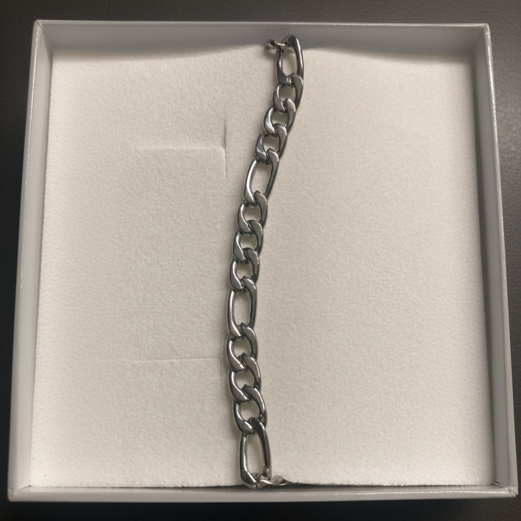 s.Oliver Herren-Figaroarmband silber